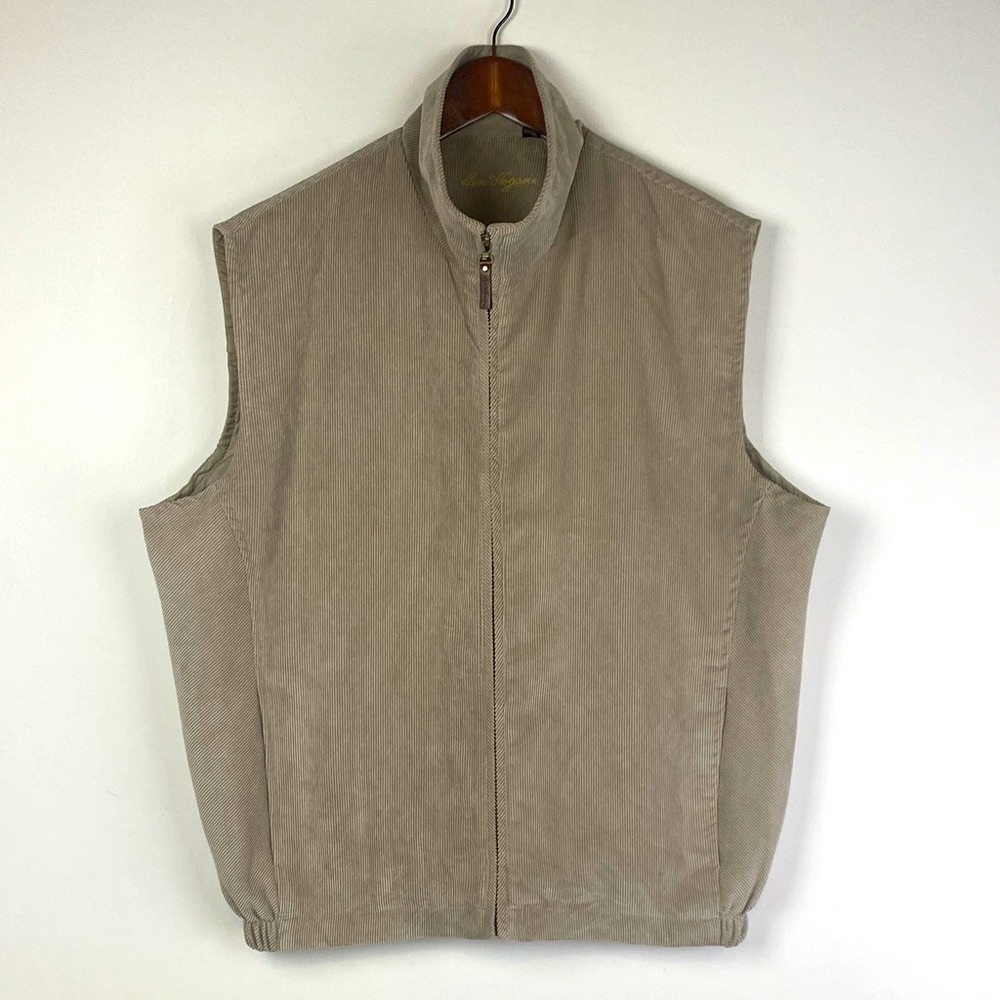 Hogan Men's Light Brown Corduroy Vest